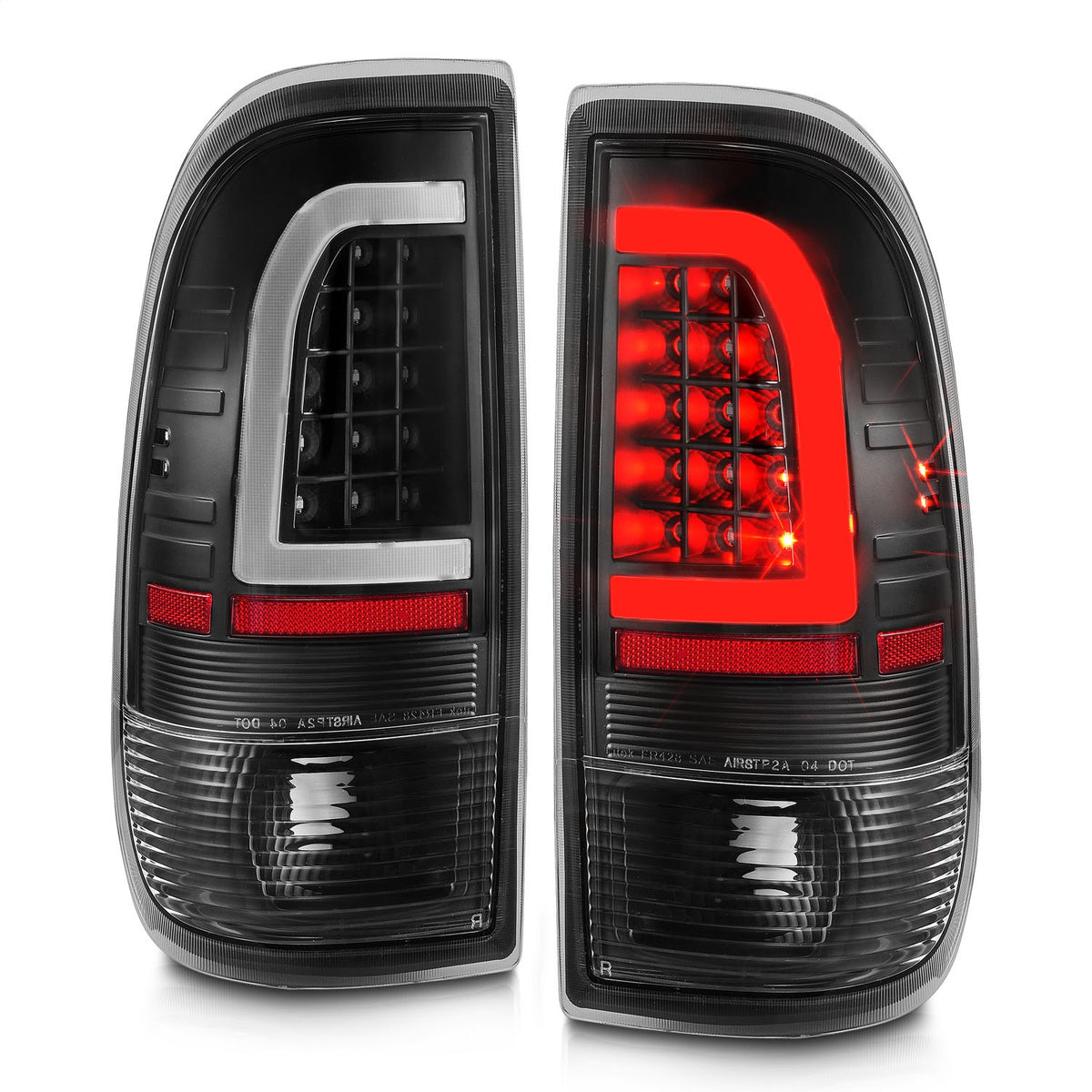 ANZO USA ZUKT_311377 Anzo ZUKT_311377 Lens Black Housing w/ Light Bar
