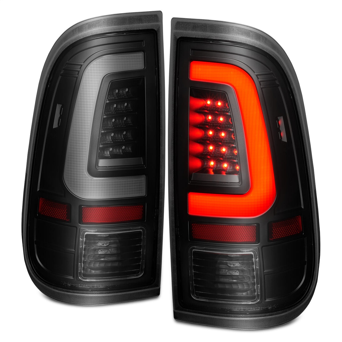 ANZO USA ZUKT_311379 Anzo ZUKT_311379 Lens Black Housing w/ Light Bar