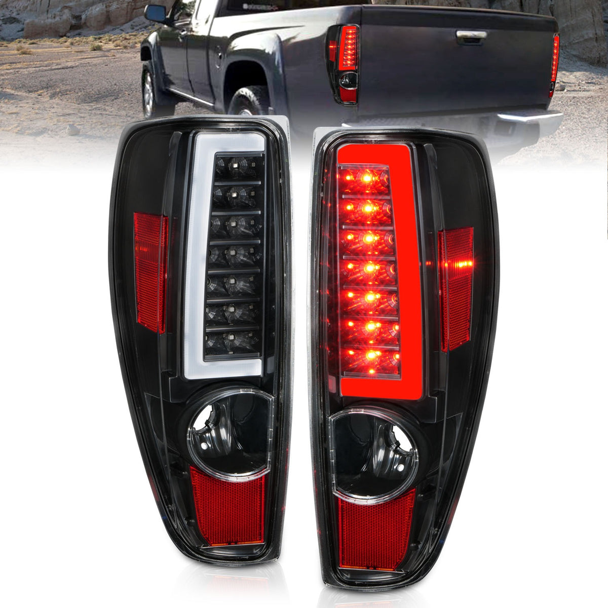 ANZO USA ZUKT_311382 Anzo ZUKT_311382 LED Black Housing w/ Light Bar
