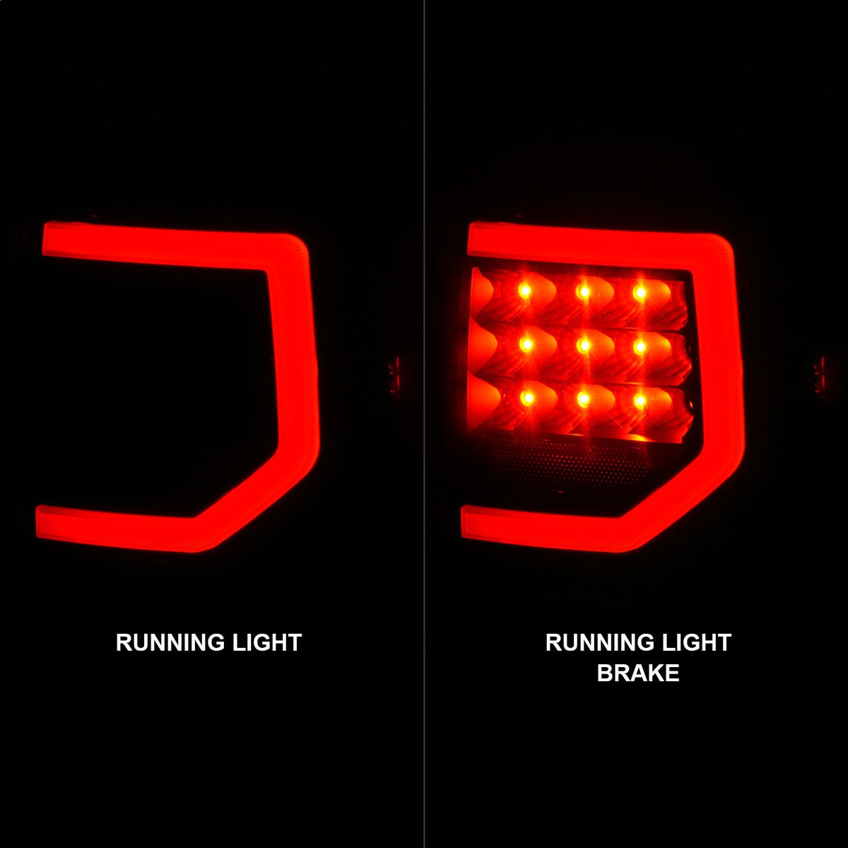 ANZO USA ZUKT_311387 Anzo ZUKT_311387 Assembly Smoke Lens w/ Light Bar