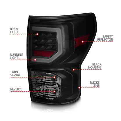 ANZO USA ZUKT_311387 Anzo ZUKT_311387 Assembly Smoke Lens w/ Light Bar