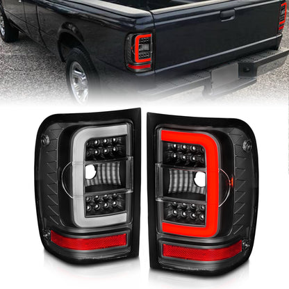 ANZO USA ZUKT_311390 Anzo ZUKT_311390 Lens Black Housing w/ Light Bar