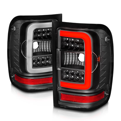 ANZO USA ZUKT_311390 Anzo ZUKT_311390 Lens Black Housing w/ Light Bar