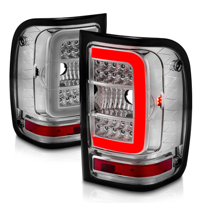 ANZO USA ZUKT_311392 Anzo ZUKT_311392 Lens Chrome Housing w/ Light Bar