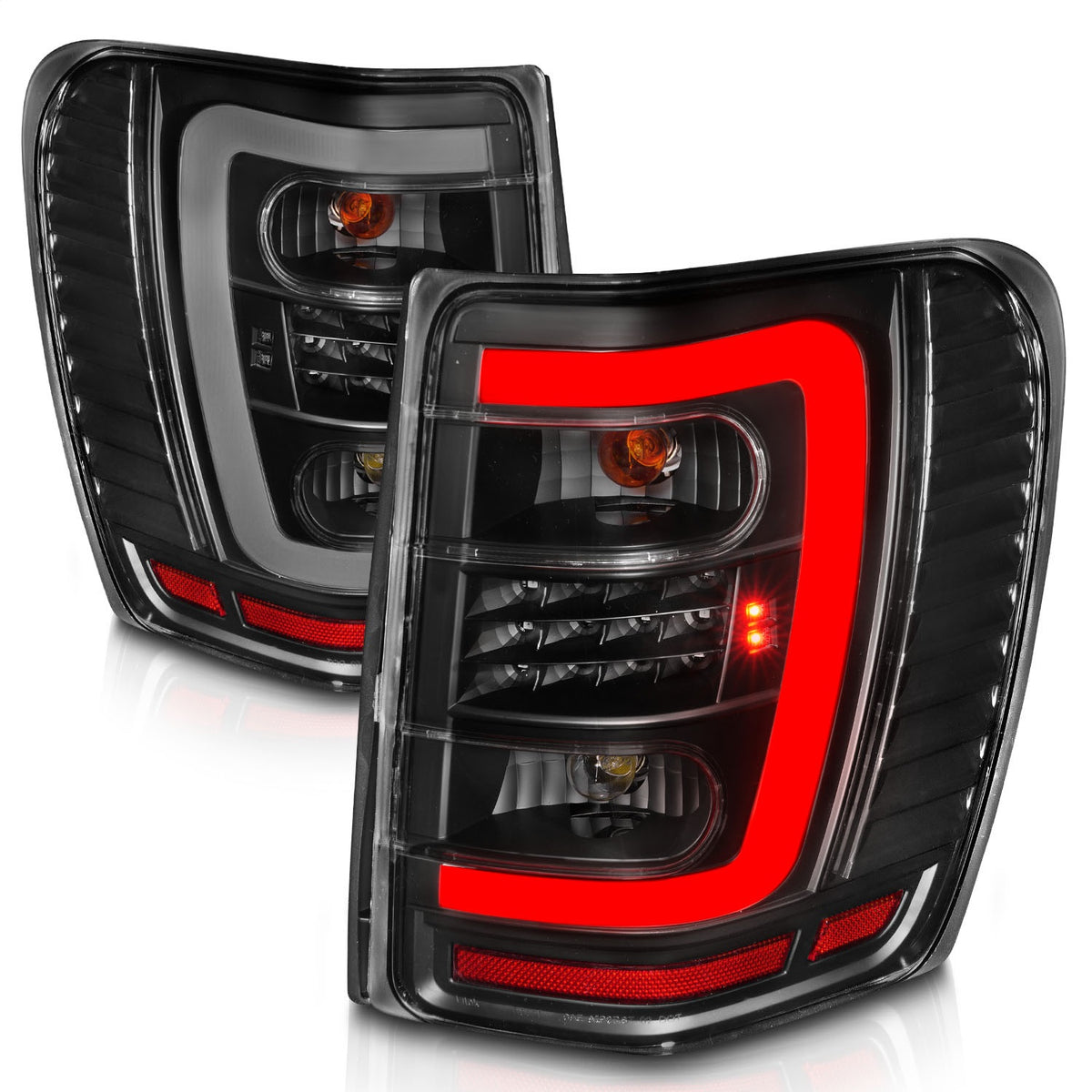 ANZO USA ZUKT_311394 Anzo ZUKT_311394 Lens Black Housing w/ Light Bar