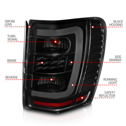 ANZO USA ZUKT_311395 Anzo ZUKT_311395 Lens Black Housing w/ Light Bar