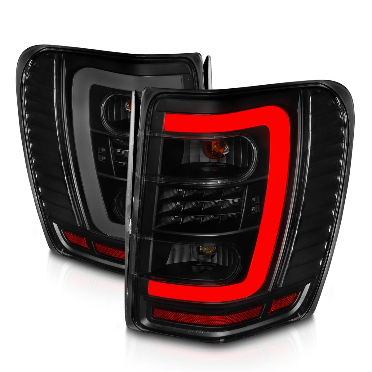ANZO USA ZUKT_311395 Anzo ZUKT_311395 Lens Black Housing w/ Light Bar