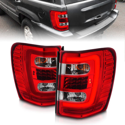 ANZO USA ZUKT_311396 Anzo ZUKT_311396 Lens Chrome Housing w/ Light Bar