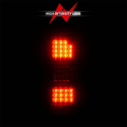 ANZO USA ZUKT_311397 Anzo ZUKT_311397 LED Tail Light Assembly Clear Lens Black Housing