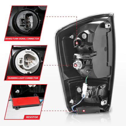 ANZO USA ZUKT_311401 Anzo ZUKT_311401 Lens Black Housing w/ Light Bar