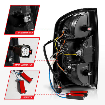 ANZO USA ZUKT_311405 Anzo ZUKT_311405 Lens Black Housing w/ Light Bar