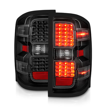 ANZO USA ZUKT_311423 Anzo ZUKT_311423 LED Tail Light Assembly LED Clear Lens Black