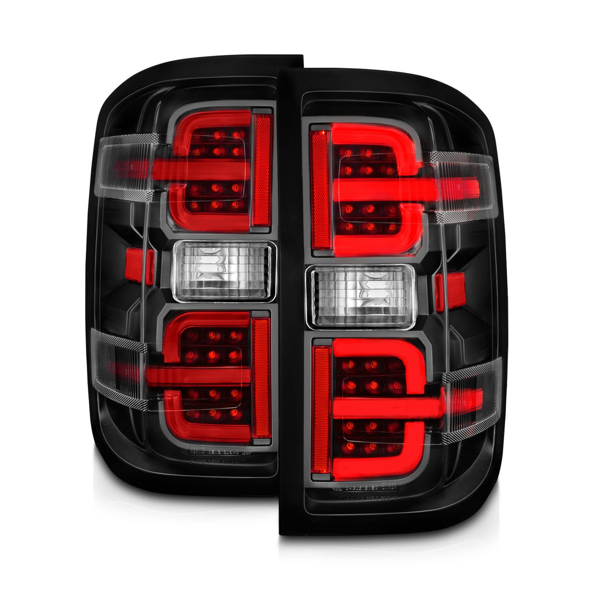 ANZO USA ZUKT_311425 Anzo ZUKT_311425 Lens Black Housing w/ Light Bar