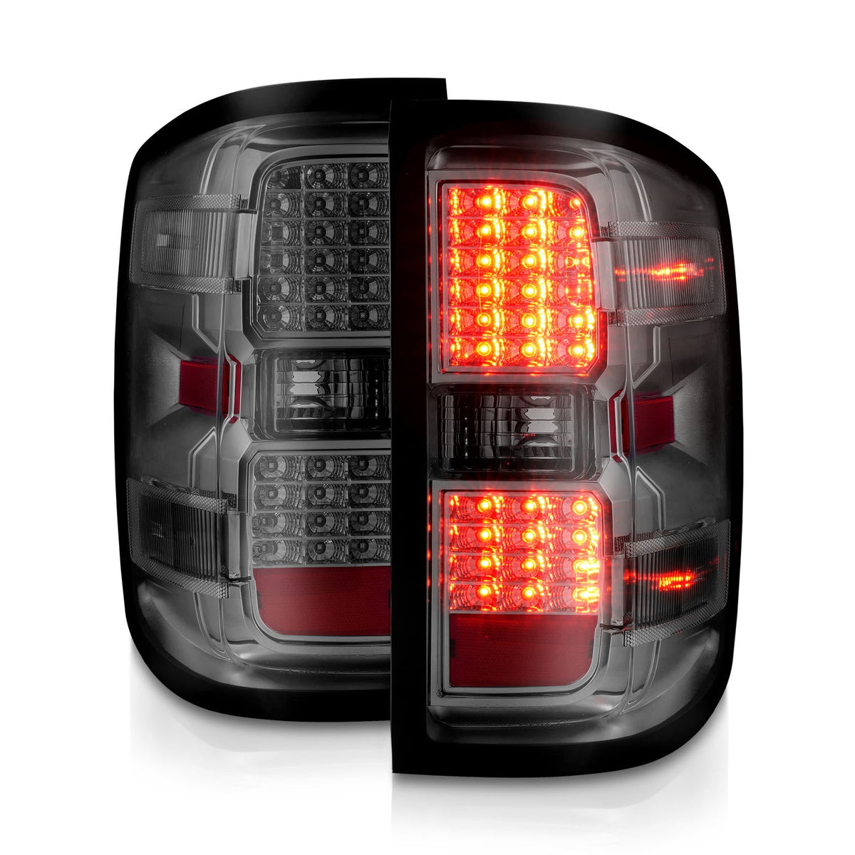ANZO USA ZUKT_311426 Anzo ZUKT_311426 Lens Chrome Housing w/ Light Bar