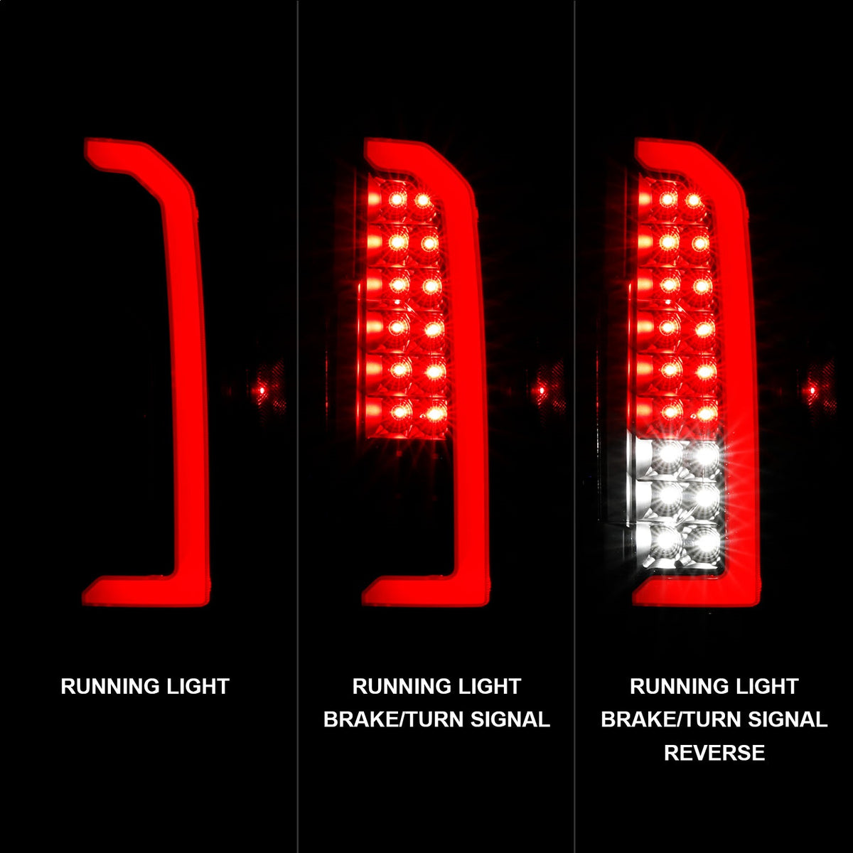 ANZO USA ZUKT_311432 Anzo ZUKT_311432 Light Assembly LED w/Red Light Bar