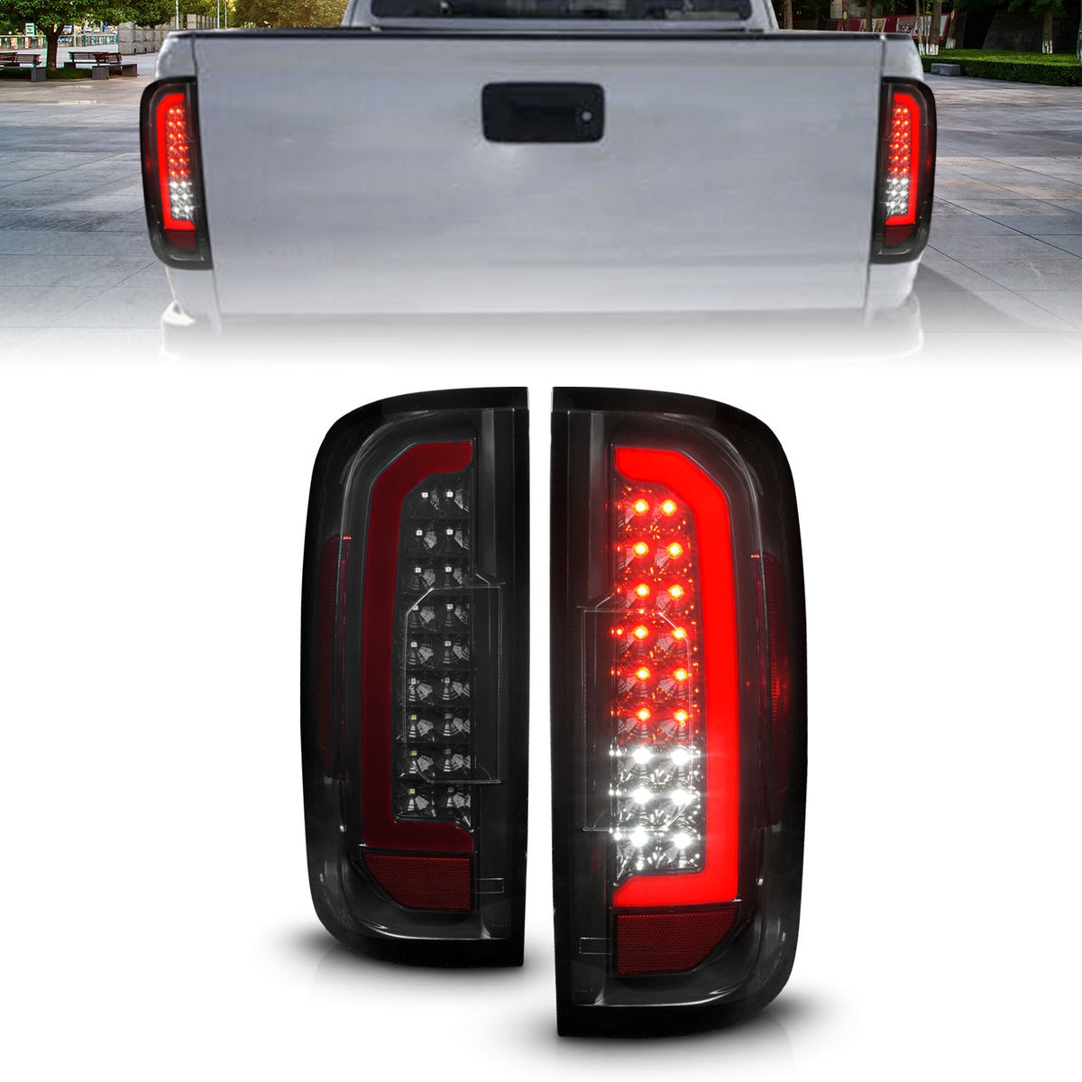 ANZO USA ZUKT_311433 Anzo ZUKT_311433 Light Assembly LED w/Red Light Bar