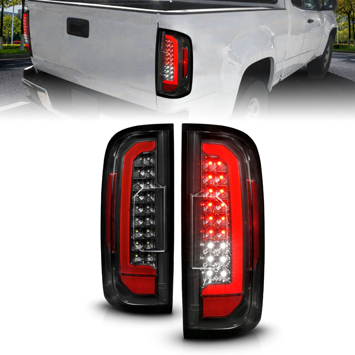 ANZO USA ZUKT_311434 Anzo ZUKT_311434 Light Assembly LED w/Red Light Bar