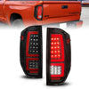 Anzo USA | LED Tail Light Assembly LED Clear Lens Black Housing Red Light Bar w/Sequential Pair | Fits Tundra | 311436