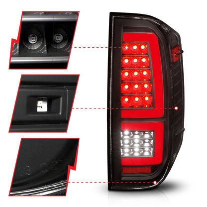 ANZO USA ZUKT_311436 Anzo ZUKT_311436 Lens Black Housing Red Light Bar