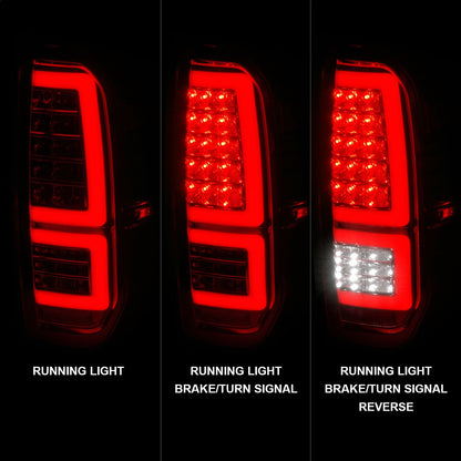 ANZO USA ZUKT_311438 Anzo ZUKT_311438 Lens Chrome Housing Red Light Bar