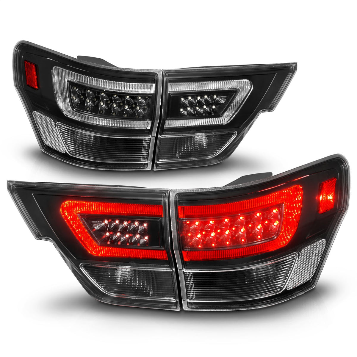ANZO USA ZUKT_311439 Anzo ZUKT_311439 Lens Black Housing w/ Light Bar