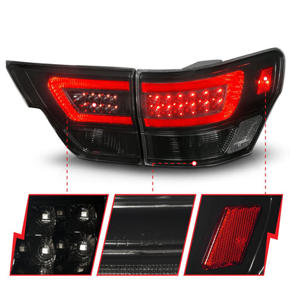 ANZO USA ZUKT_311440 Anzo ZUKT_311440 Lens Black Housing w/ Light Bar