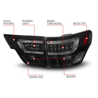 ANZO USA ZUKT_311440 Anzo ZUKT_311440 Lens Black Housing w/ Light Bar