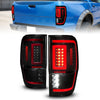 Anzo USA | LED Tail Light Assembly LED Smoke Lens Black Housing w/Light Bar Pair | Fits Ranger | 311447