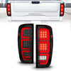 Anzo USA | LED Tail Light Assembly Full LED LED Tube Sequential Signal Black Housing Clear Lens Pair | Fits Sierra 1500 | 311459