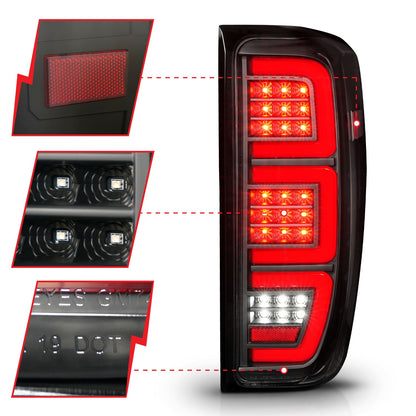 ANZO USA ZUKT_311459 Anzo ZUKT_311459 LED Tail Light Assembly Full LED LED Tube