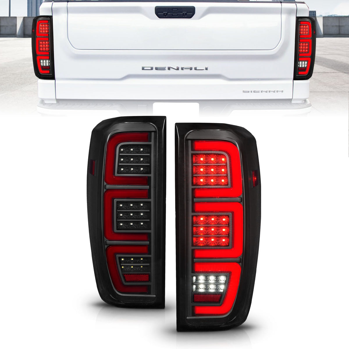 ANZO USA ZUKT_311460 Anzo ZUKT_311460 LED Tail Light Assembly Full LED LED Tube