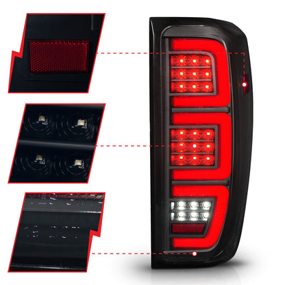 ANZO USA ZUKT_311460 Anzo ZUKT_311460 LED Tail Light Assembly Full LED LED Tube