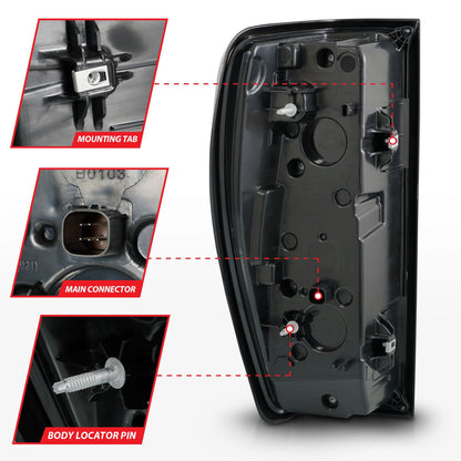 ANZO USA ZUKT_311460 Anzo ZUKT_311460 LED Tail Light Assembly Full LED LED Tube