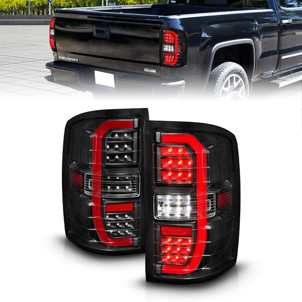 ANZO USA ZUKT_311464 Anzo ZUKT_311464 Housing w/Sequential Signal w/C Light Bar