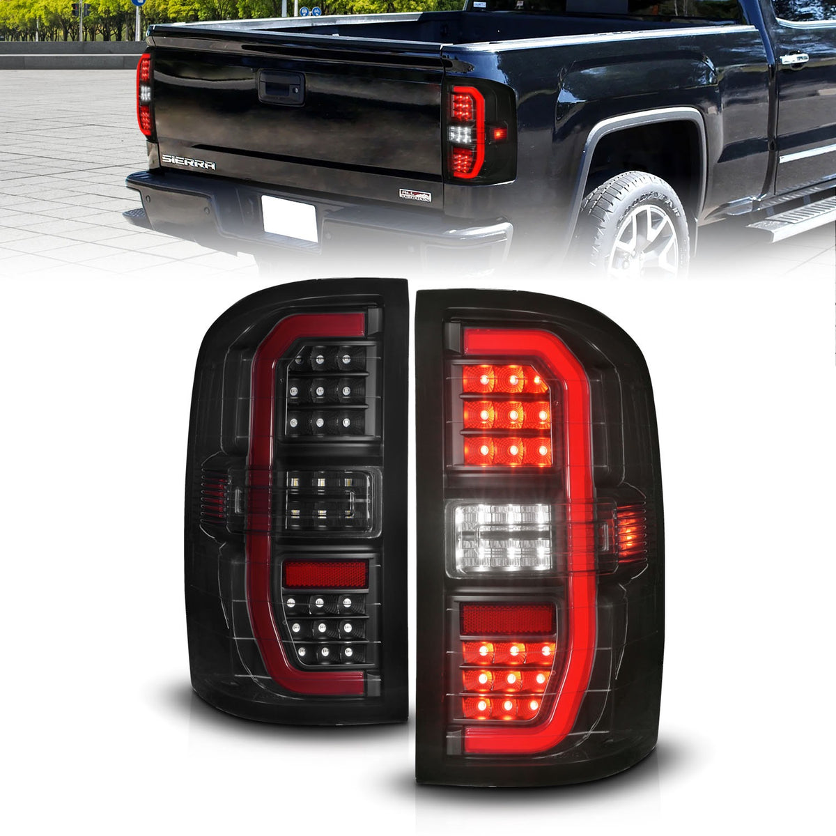 ANZO USA ZUKT_311465 Anzo ZUKT_311465 Housing w/Sequential Signal w/C Light Bar