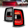 Anzo USA | LED Tail Light Assembly LED Clear Lens Black Housing w/Sequential Pair | Fits Ram 1500 | 311469