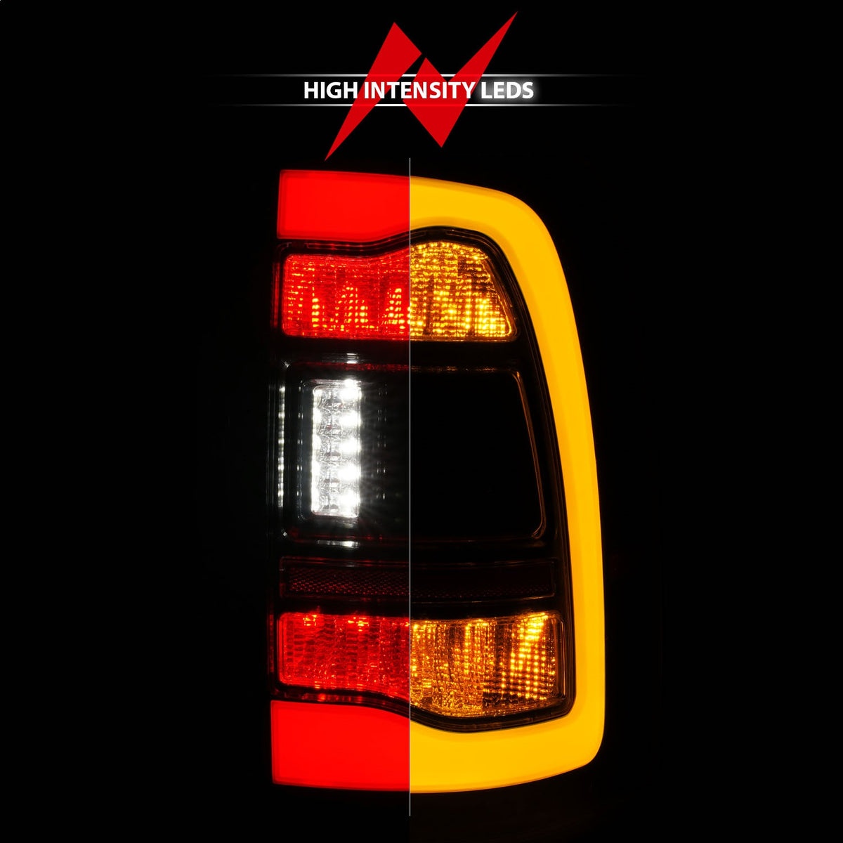 ANZO USA ZUKT_311472 Anzo ZUKT_311472 LED Tail Light Assembly LED for Ram 1500 for 311472
