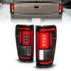 Anzo USA | LED Tail Light Assembly Sequential LED Turn Signal Black Housing BLIS Cover Clear Lens Pair | Fits F-150 | 311475