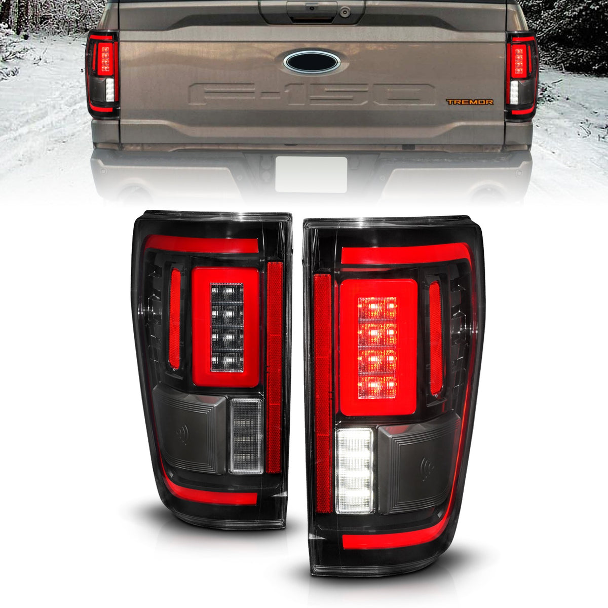 ANZO USA ZUKT_311475 Anzo ZUKT_311475 LED Tail Light Assembly Sequential LED Turn