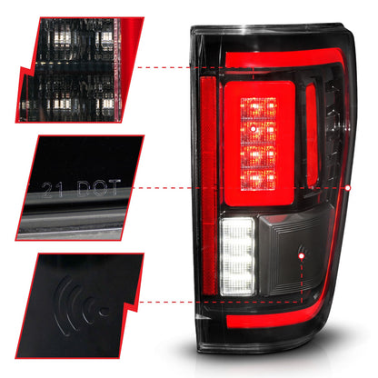 ANZO USA ZUKT_311475 Anzo ZUKT_311475 LED Tail Light Assembly Sequential LED Turn