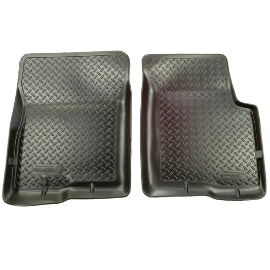 Husky Liners | Classic Style Front Floor Liners For 2006-2008 H3 Husky Liners | 31331 in black rubber design