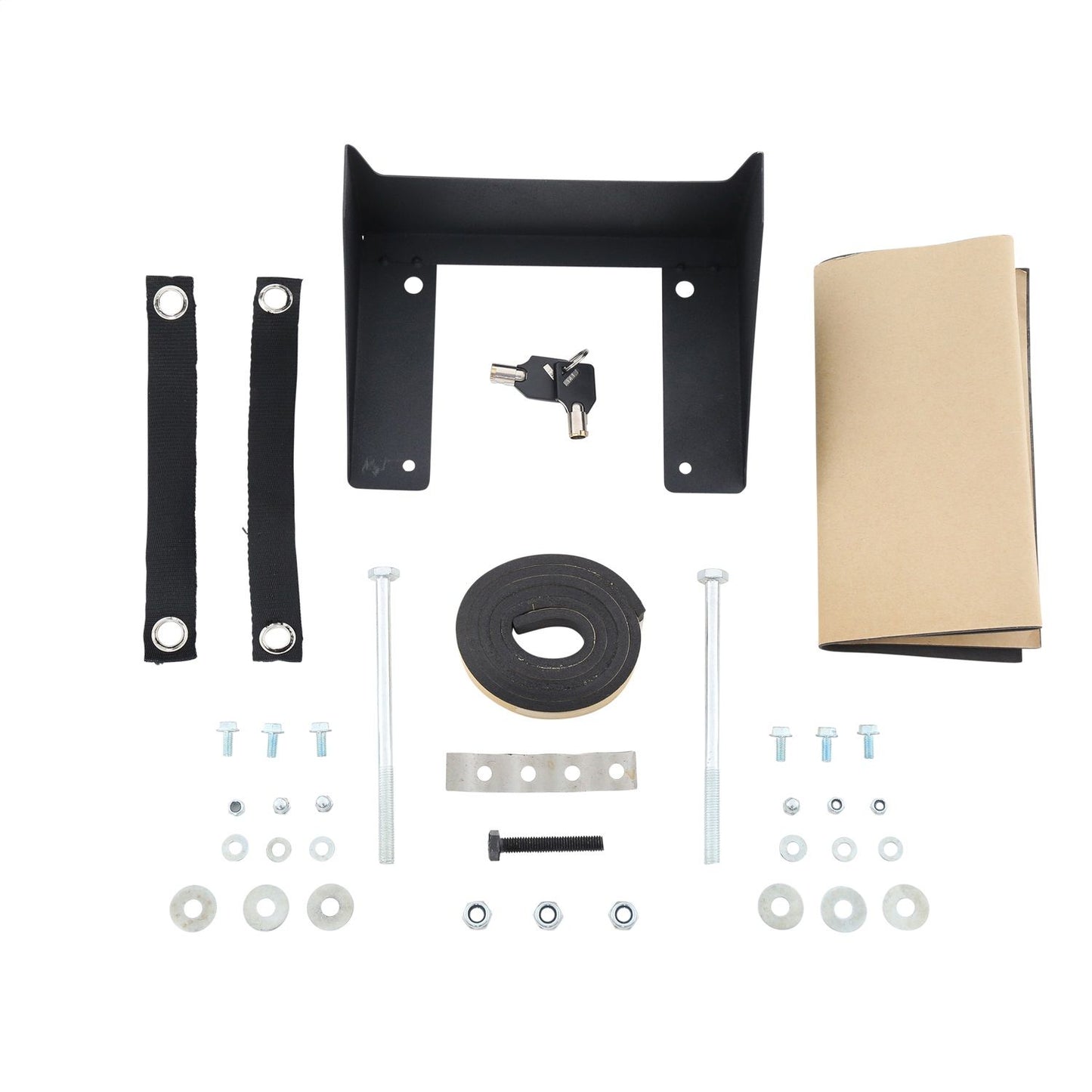 SMITTYBILT | Security Stereo Floor Console Denim Black 76-95 Jeep CJ & Wrangler YJ Smittybilt |31815