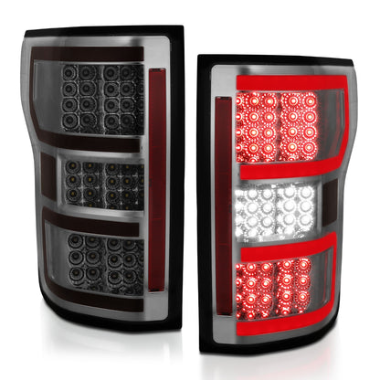 ANZO USA ZUKT_321339 Anzo ZUKT_321339 LED Tail Light Assembly LED Smoked Lens Black