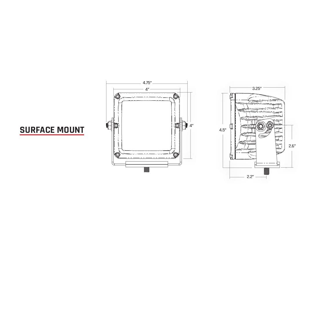 RIGID INDUSTRIES | Flood Light Pair D-XL Pro RIGID Industries | 322113