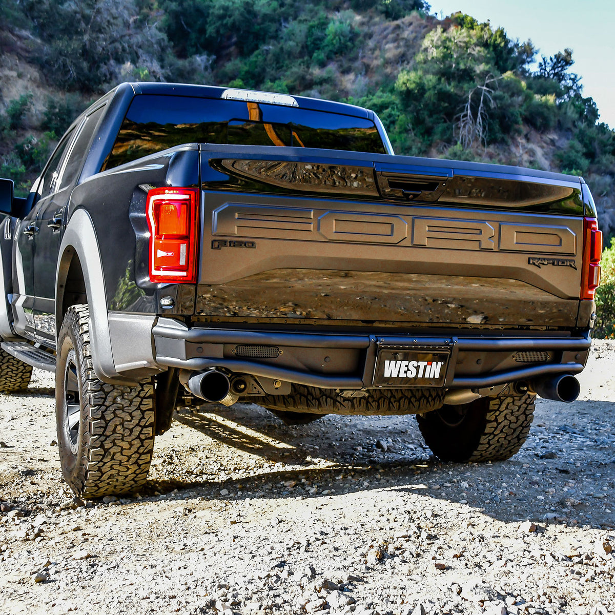 Westin Outlaw Rear Bumper 2017-2020 Ford F-150 Raptor