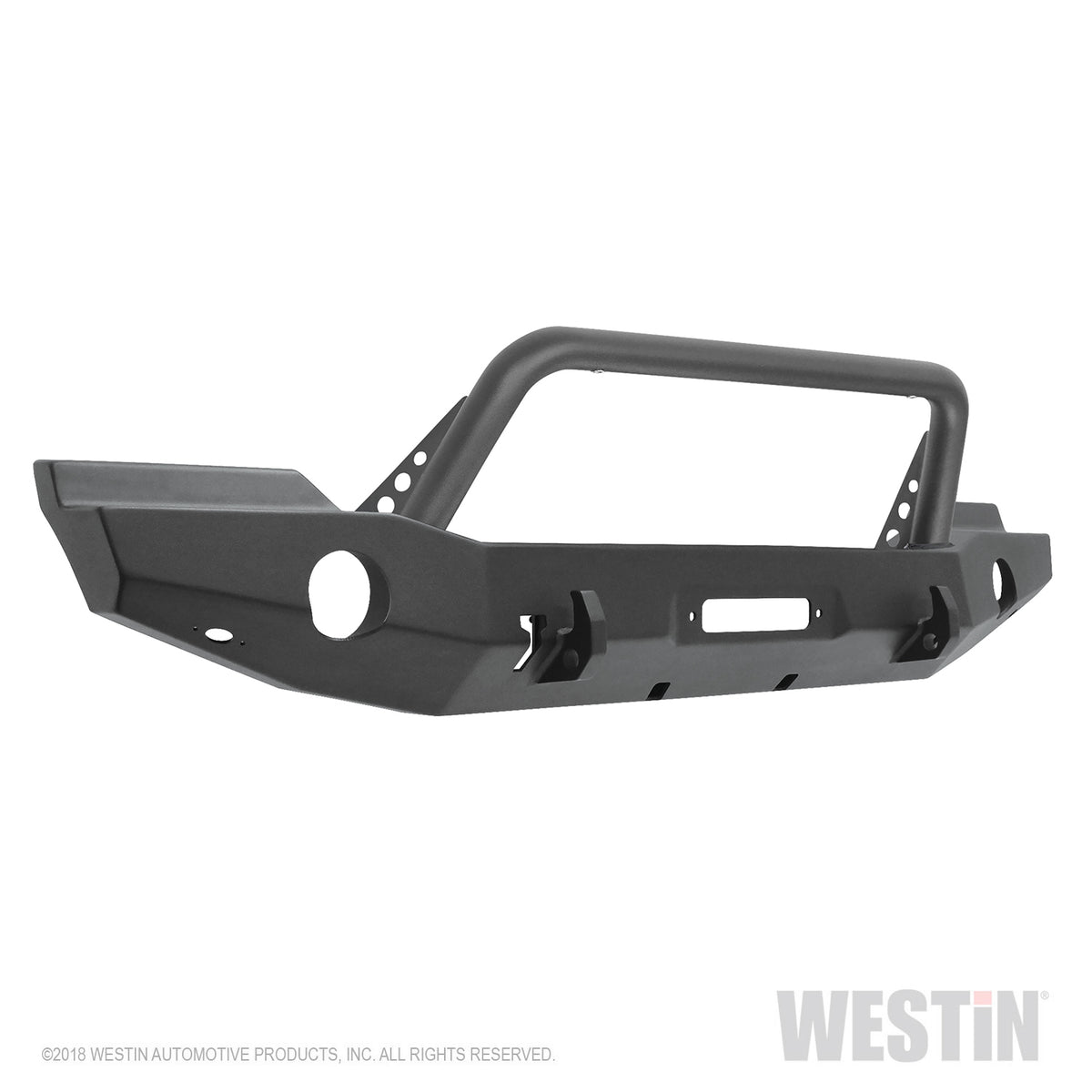 Westin WJ2 Full Width Front Bumper w/Bull Bar 2007-2018 Jeep Wrangler JK
