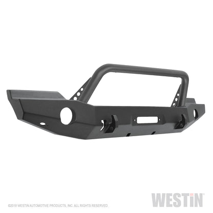 Westin WJ2 Full Width Front Bumper w/Bull Bar 2007-2018 Jeep Wrangler JK