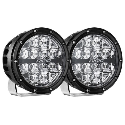RIGID INDUSTRIES | 360-Series 6 Inch Off-Road Lamp Spot Beam RGBW Backlight Set of 2 Rigid Industries | 36412