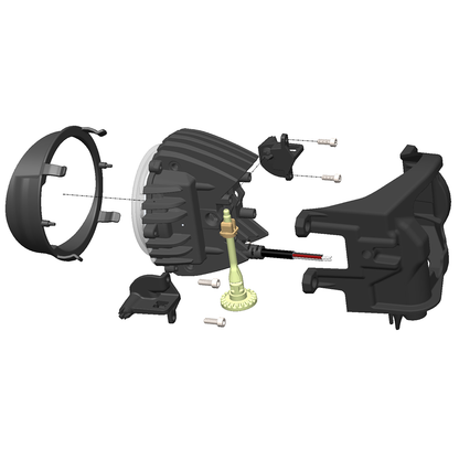 RIGID INDUSTRIES | Toyota Fog Mount Kit For 10-20 Tundra/4Runner 16-20 Tacoma With 1 Set 360-Series 4.0 Inch SAE White Lights RIGID Industries | 37116