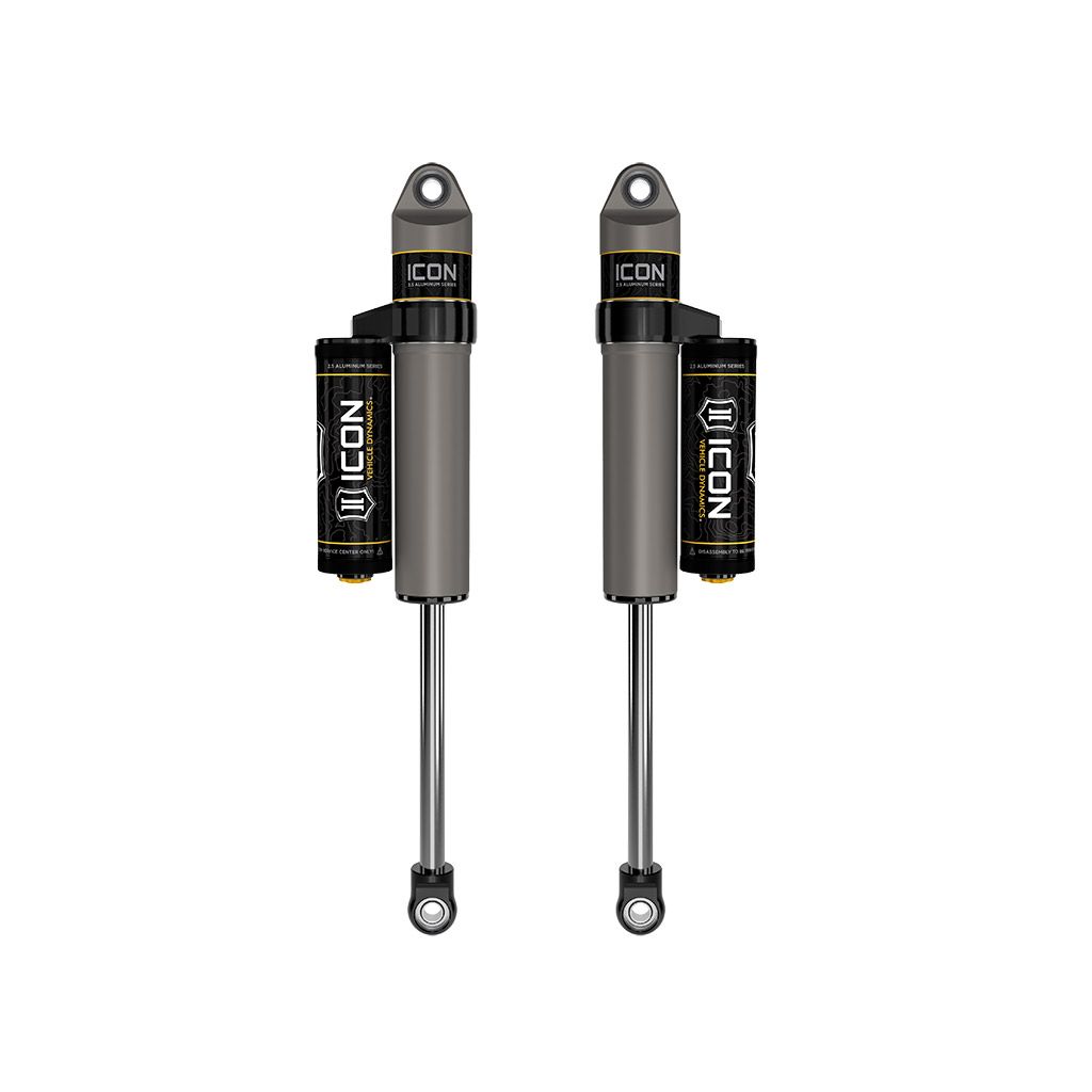 ICON VEHICLE DYNAMICS | 1999-2004 Ford F-250/F-350 Super Duty 4WD 3-6 Inch Lift Front V.S. 2.5 Aluminum Series Shock Absorbers Piggyback Reservoir Pair Icon Vehicle Dynamics | 37710P